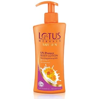 Lotus Herbals Safe Sun UV Protect Body Lotion SPF 25 PA+++ Calendula Normal to Dry skin  Moisturising 250ml