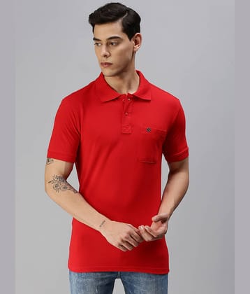 ONN Pack of 1 Cotton Blend Regular Fit Solid Half Sleeves Men's Polo T Shirt ( Olive )