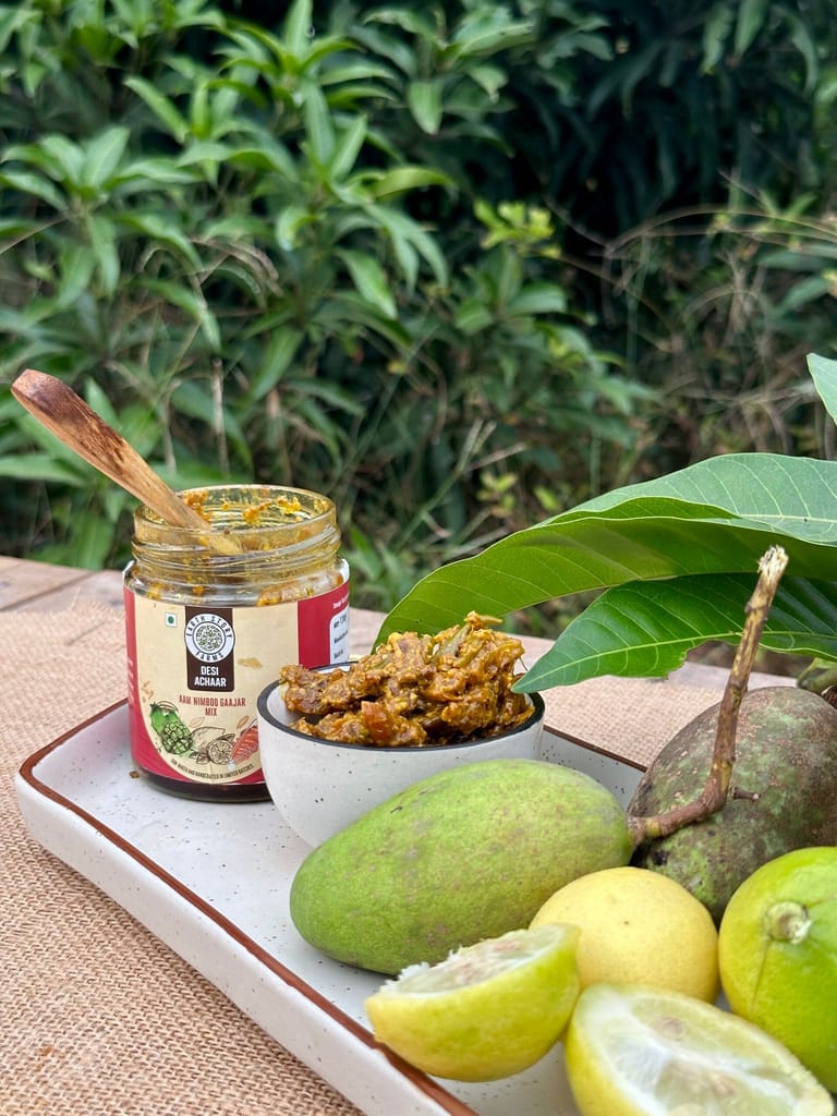 Pickles | Aam Nimboo Gajar Mix | Mixed Veg Pickle