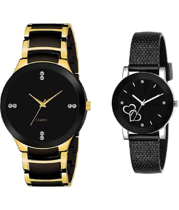 Cosmic - Black Leather Analog Men's Watch