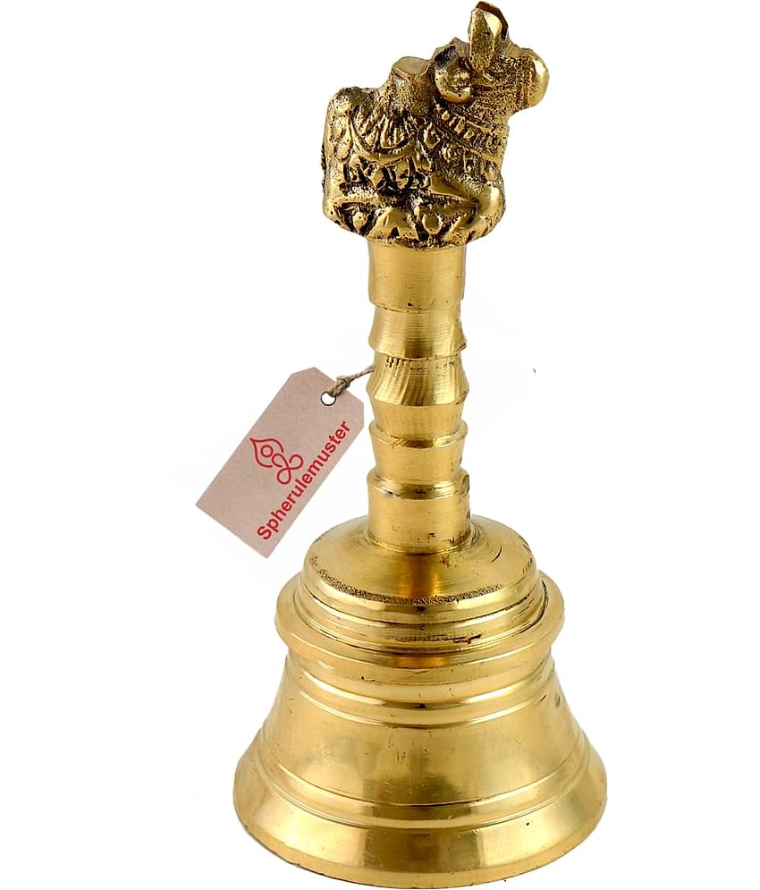 Spherulemuster Pooja Bell Nandi Face 10.5 cm ( Pack of 1 )