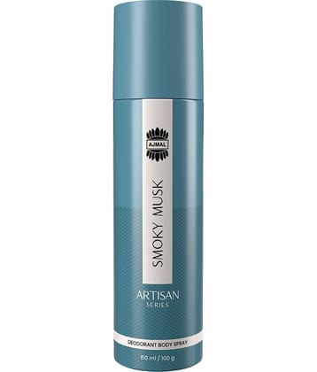 Ajmal Artisan Smoky Musk Deodorant Perfume 150ML Longlasting Spray Gift For Men And Women Pack of 1