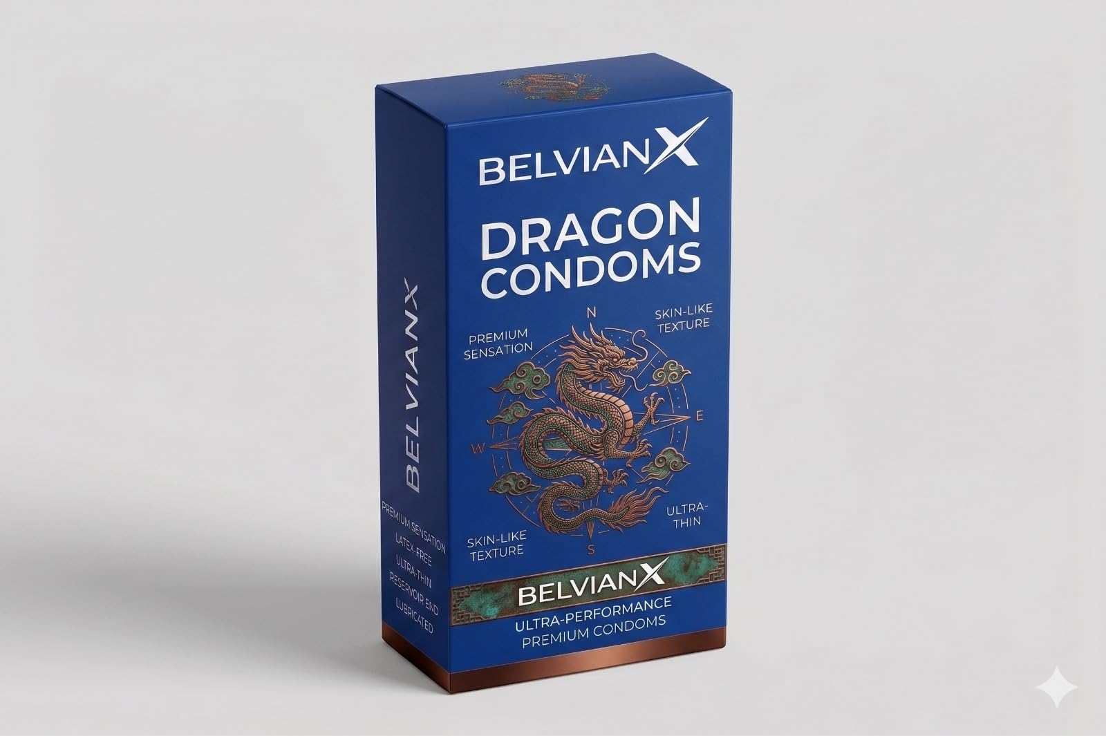 BelvianX Imported Dragon condom for mens (6 INCH)