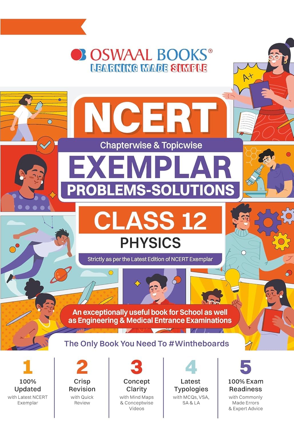 Oswaal NCERT Exemplar Physics Problems-Solutions for Class 12, Chapterwise and Topicwise, Latest Edition [Paperback] Oswaal Books And Learning Private Limited