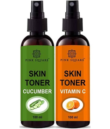 pink square Daily Care Skin Toner For All Skin Type ( Pack of 2 )