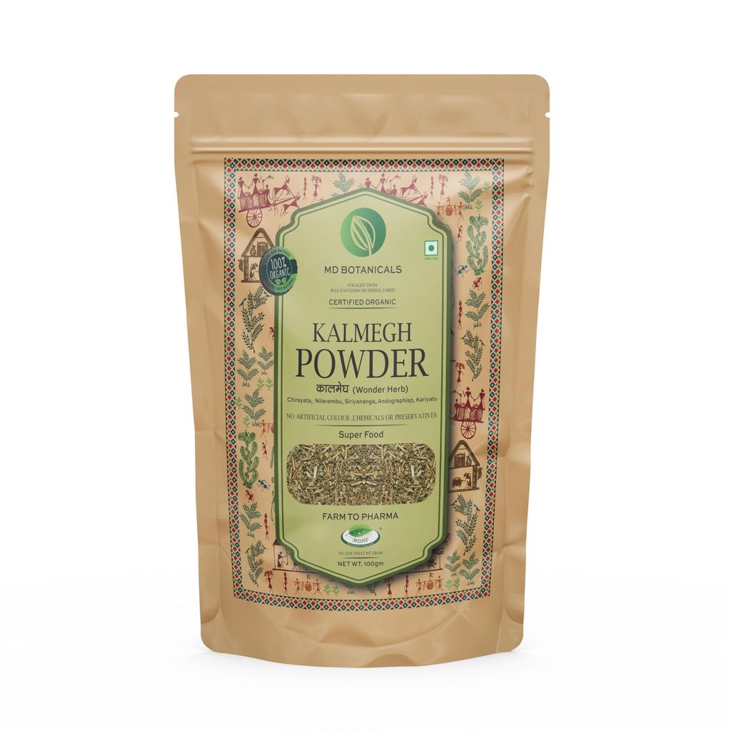 MD Botanicals Kalmegh Powder 100g | Andrographis Paniculata | Ayurvedic Liver Detox & Immunity Booster | Bitter Tonic | 100% Pure Herbal Supplement