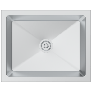 HMR-01 16" x 18" x 9" Inch Hand Made Single Bowl Kitchen Sink - Stainless Steel