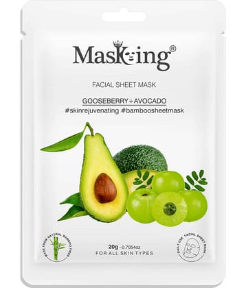 Masking - Radiant Glow Sheet Mask for All Skin Type ( Pack of 1 )