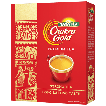 Tata Tea Chakra Gold Strong Tea With Long Lasting Taste - Black Tea, 500 g