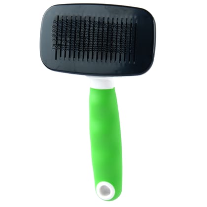 Wahl Self Cleaning Slicker Brush for Pets (Green) Wahl Self Cleaning Slicker Brush for Pets (Green) - L