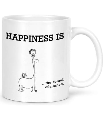 Idream Quote Printed Ceramic Coffee Mug 1 Pcs 330 mL