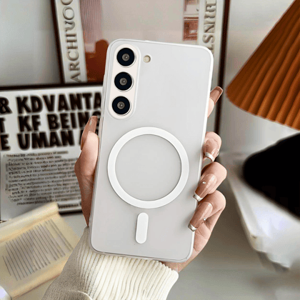 Samsung S23 Super Slim Wireless Charging Case-White
