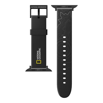 Nat Geo 22mm (Apple Watch 42/44/45) |Smart Watch Strap (Apple Watch)-Topo Black
