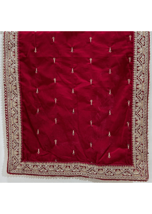 RANI MICROVELVET ZARI EMB  STOLE