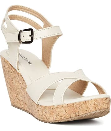 Marc Loire Cream Wedges Heels