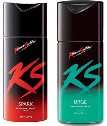 KamaSutra - Deodorant Spray for Unisex 300ML ( Pack of 2 )