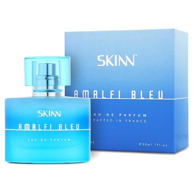 Skinn by Titan Amalfi Bleu Perfume| Perfume for Women |30 ml EDP, Long-Lasting fragrance | Aqua and fresh fragrance for Women |IFRA certified | Everday Fragrance