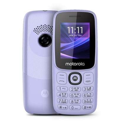 Motorola All-New A300-2026 Dual Sim keypad Phone | 2 Years Replacement | Type C Charging Port |Long Lasting Battery | Loud Sound | Wireless FM | (Purple Elite) Motorola All-New A300-2026 Dual Sim keypad Phone | 2 Years Replacement | Type C Charging Port 