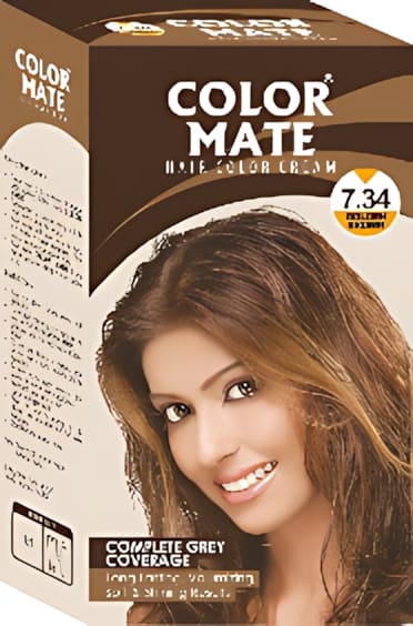 COLOR MATE HAIR COLOR CREAM 60ML-GOLDEN BROWN