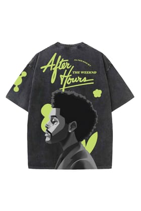 The Weekend Designed Oversized T-shirt-S / Vintage Black