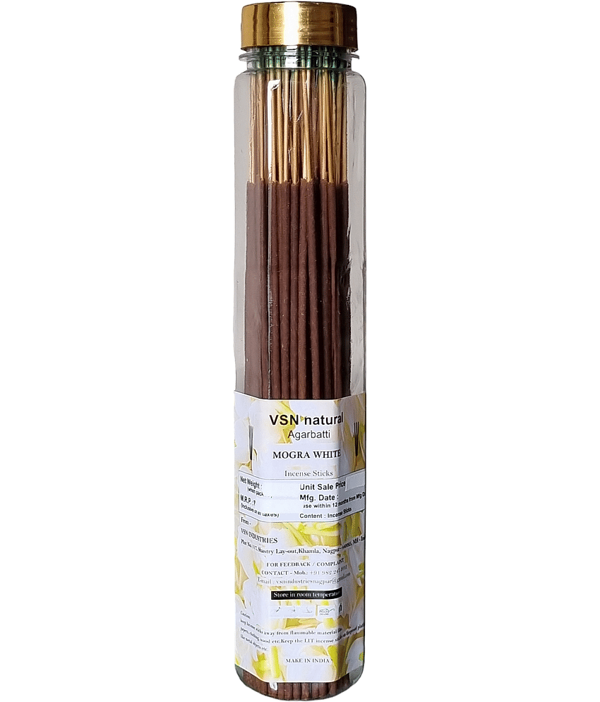 VSN natural Incense Stick Mogra 1 gm ( Pack of 1 )