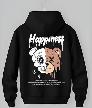 ENITOR Fleece Hooded Men's Sweatshirt - Black ( Pack of 1 )