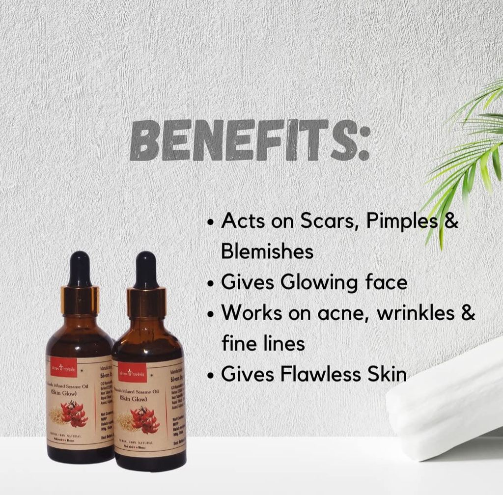 PNC-Palaash Sesame Oil 50ML Each Pack of 2 Way to Care & Nourishes Skin