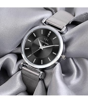CHARLIEKEEN Silver Stainless Steel Analog Womens Watch