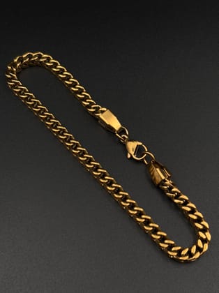 Franco Chain Bracelet (Gold)