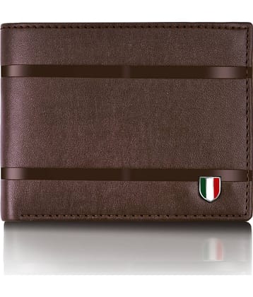 GIOVANNY - Brown Leather Men's Regular Wallet ( Pack of 1 )