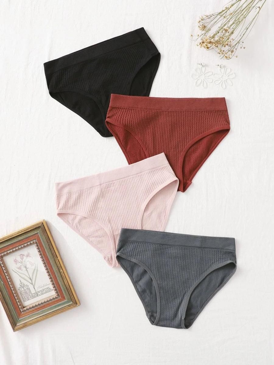 Premium Imported Underwear - Women Pack Of 4 Briefs-S / Multicolour