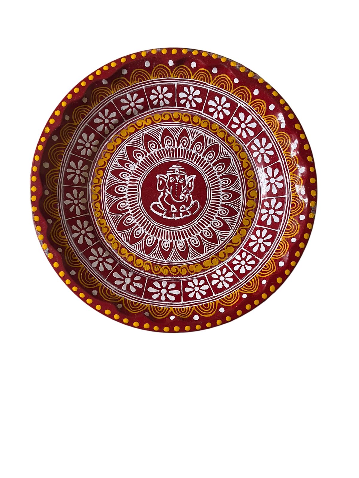 Elegant 25 cm Ceramic Plate - Perfect for Serving, Dining, and Home Decor