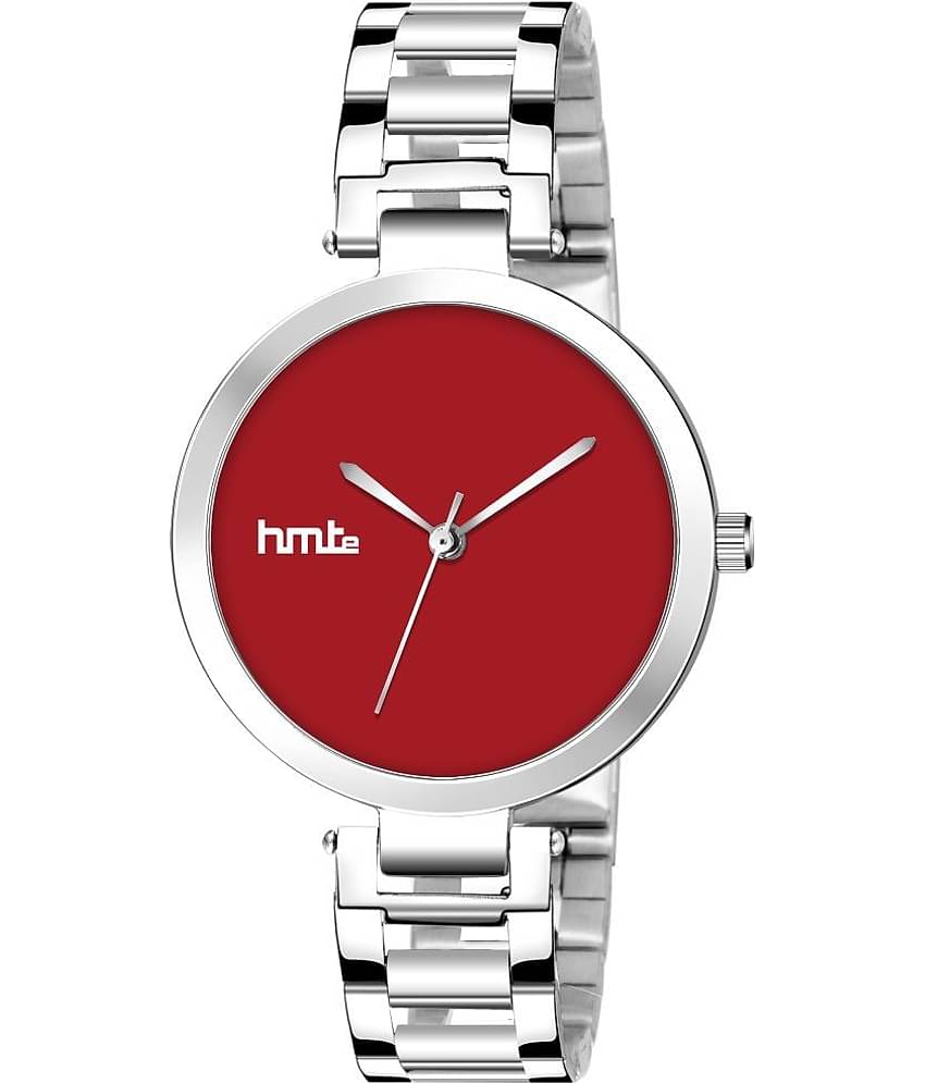 HMTe - Silver Metal Analog Men's Watch