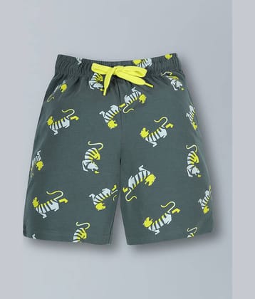PLUM TREE Pack of 2 Cotton Shorts For Boys ( Navy )