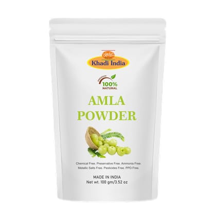 Khadi 100% Pure & Natural Amla Powder For Skin & Hair Care,Pure & Natural, Fresh (100gm., AMLA) Khadi 100% Pure & Natural Amla Powder For Skin & Hair Care,Pure & Natural, Fresh (100gm., AMLA) - Multicolor / 100 g (Pack of 1)