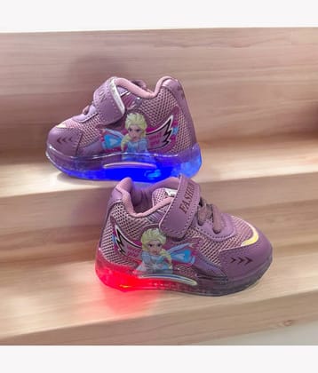 GLOBIN - Purple Girl's LED Shoes ( 1 Pair )