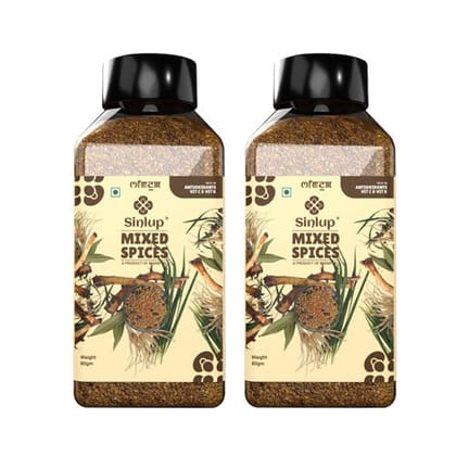 Mixed Spices (Jar), 80g | Sinlup (Pack of 2)-Pack of 2
