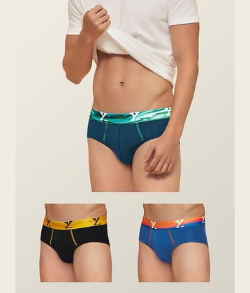XYXX Pack of 3 Modal Men's Briefs ( Multicolor )