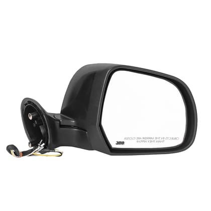 RMC Car side mirrors suitable for Duster (2012-2017) | motorized for mirror glass adjustment | Non Auto Fold | Without indicator (Black) RIGHT SIDE (PASSENGER SIDE)