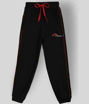 Muffy Pack of 1 Boys Cotton Trackpant ( Black )