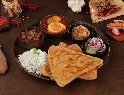 Homestyle Egg Curry Meal