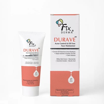 Durave Acne Control & Oil Free Face Moisturizer 10g Sample
