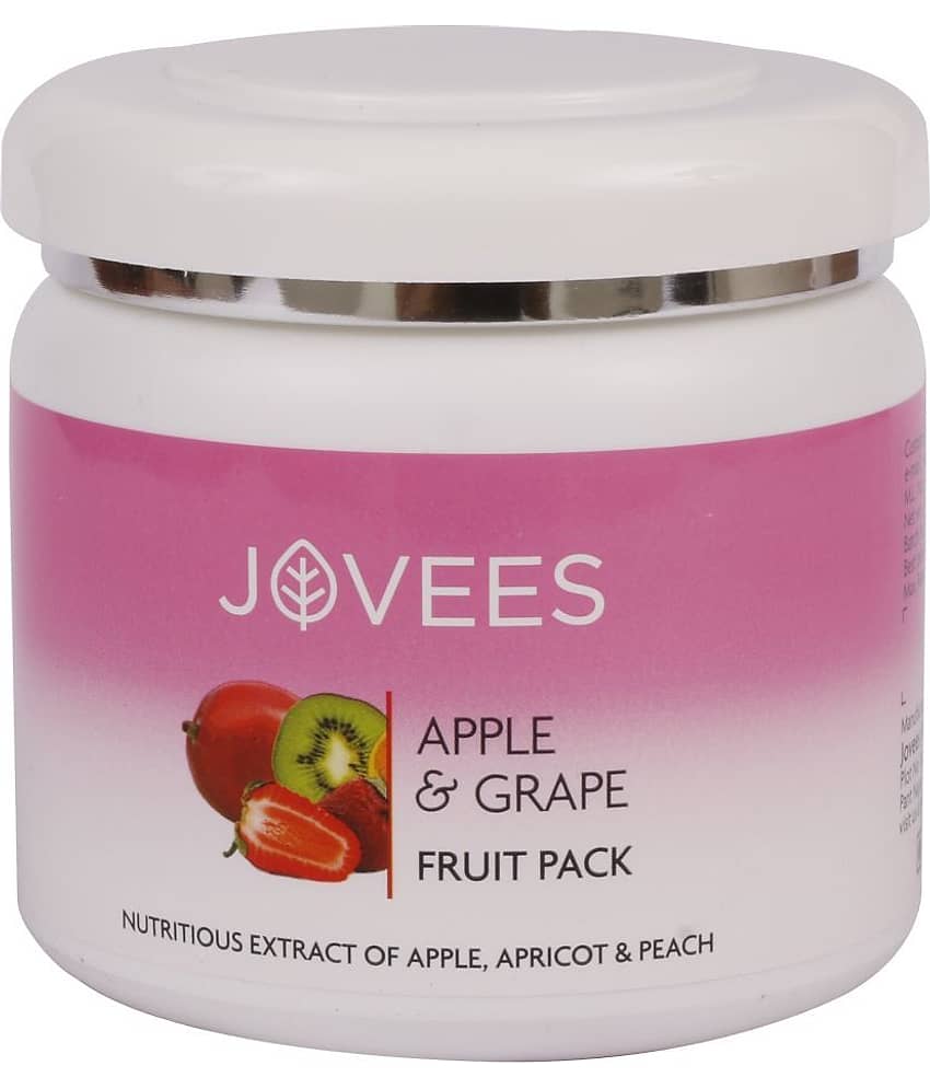 Jovees Herbal Apple & Grape Fruit Pack For Uneven Skin Tone, For All Skin Types, 400gm (Pack of 1)