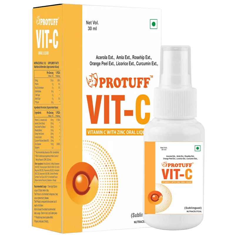Vitamin C with Zinc Sublingual (Oral) Spray - 30ml (30 Servings)