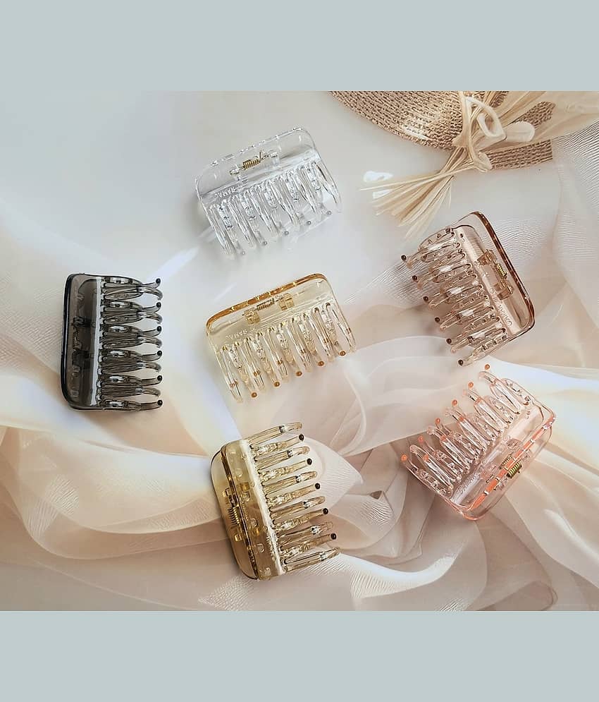 Rhosyn Multi Women's Hair Clip ( Pack of 6 )