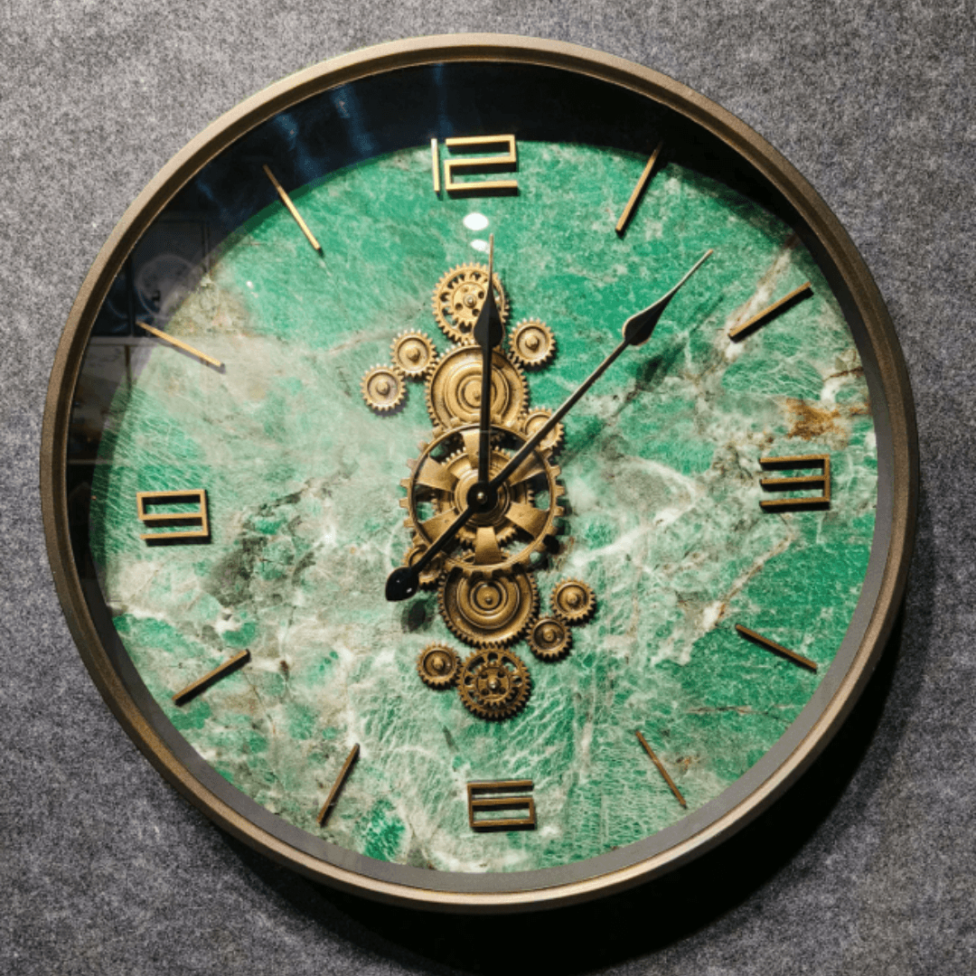 Royal Metal Gear Mechanical Clock Style 15-Antique / Dia: 24 inch / Metal