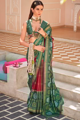 Red Silk Patola Saree