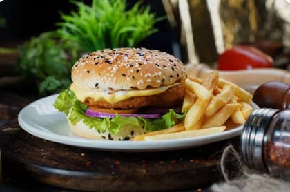 Crispy Veg Potato Burger