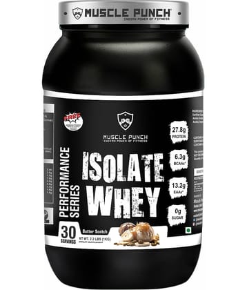 Muscle Punch | 100% Whey ISOLATE Protein - PERFORMANCE SERIES | 2 kg