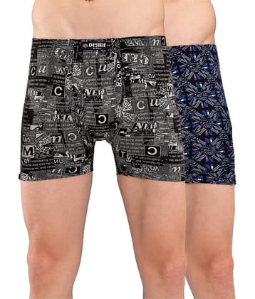 TT Pack of 2 Cotton Trunks For Men's ( Multicolor )
